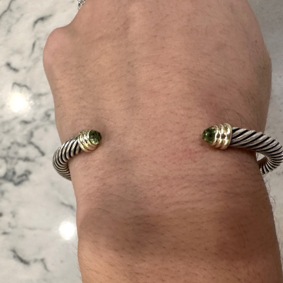 David Yurman cable flex bracelet with gemstone in silver - Picture 3 of 11